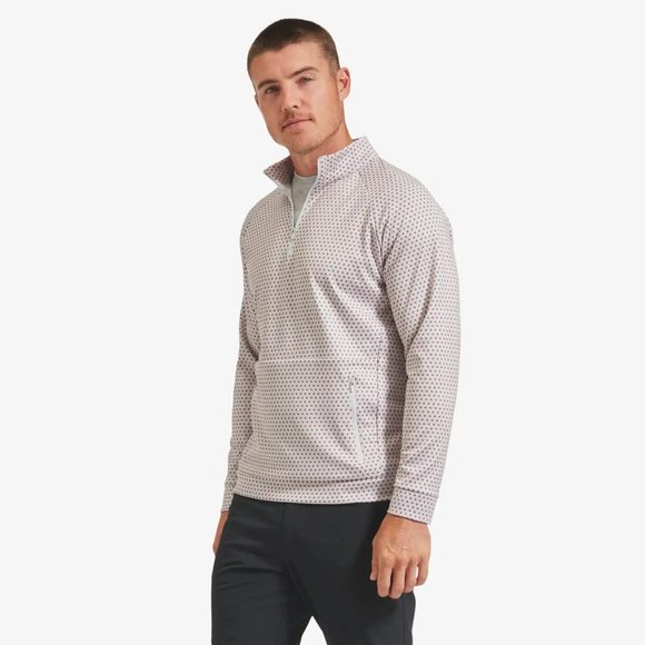 Mizzen Main Versa Quarter Zip Pullover Sweatshirt Grey Polo Pockets XXL 2XL - Picture 3 of 16